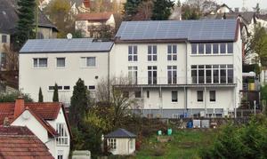Photovoltaikanlage auf den Dächern des Dorfgemeinschaftshauses
und des Feuerwehrgerätehauses Mammolshain