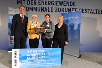 Preisverleihung Wettbewerb Kommunaler Klimaschutz 2012