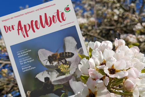 Die Zeitschrift "der Apfelbote" zwischen Obstblüten